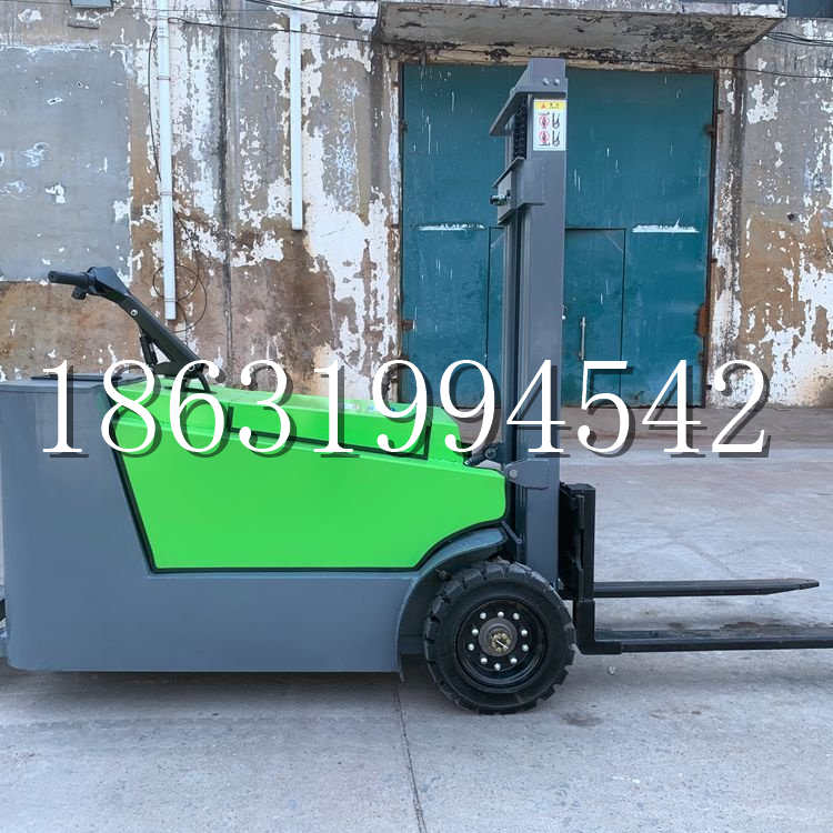台山市小型电动叉车1吨2吨步行站驾式电瓶堆高充电装卸车液压升降车铲车